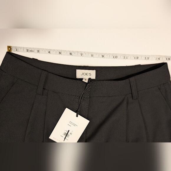 Joe's Jeans X Dani Michelle The Brody Wide Leg Trousers Black Size 6 Pants - Picture 4 of 9